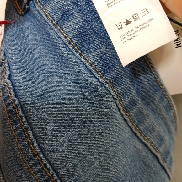 BOHO Paisley Print Flare Leg Jeans 28 - Picture 11 of 16